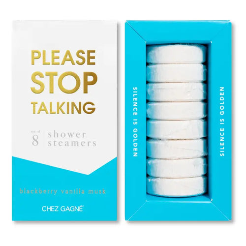 Please Stop Talking Shower Steamers