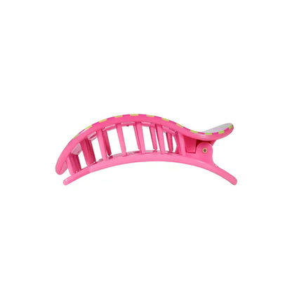 Medium Round Flat Hair Clip (Summer Crush)