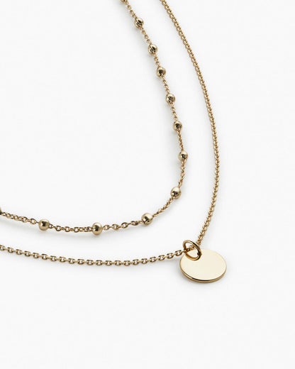 Coin Necklace Set - Willow