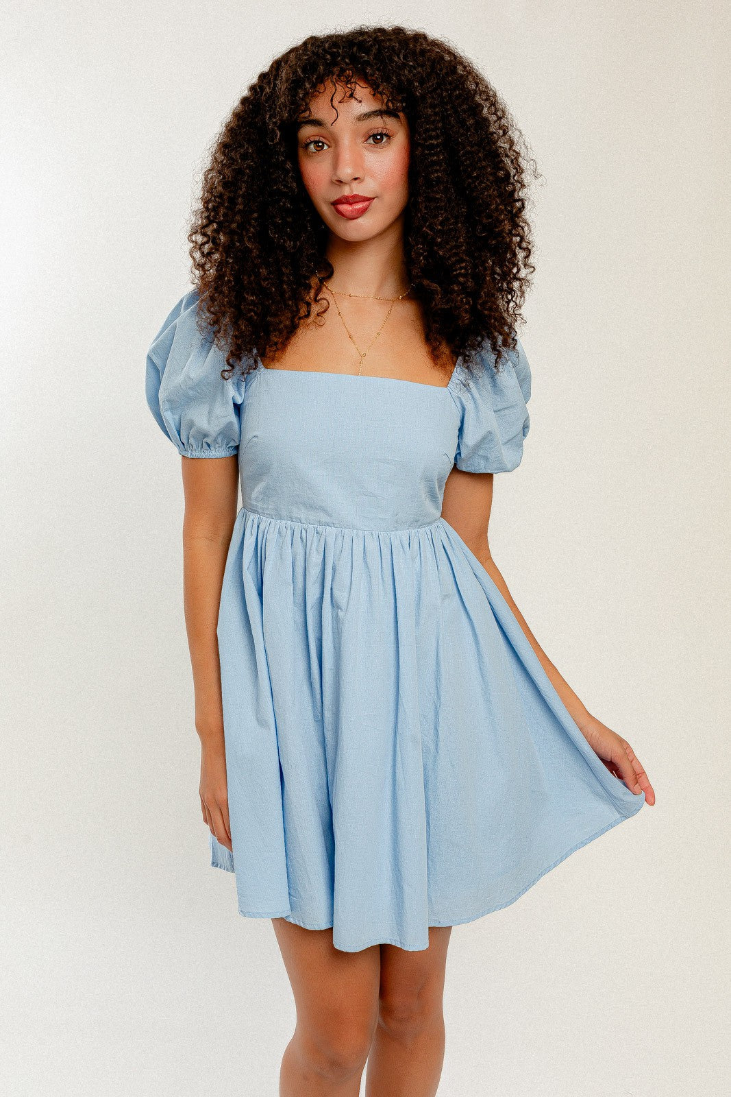 Misty Mornings Mini Dress