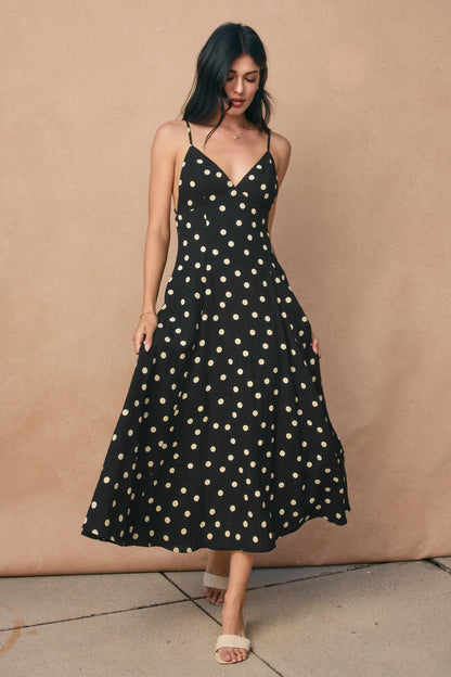 Paris Nights Midi Dress