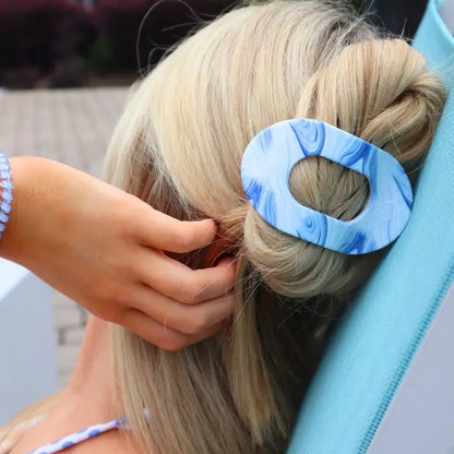 Medium Round Flat Hair Clip (Tide & True)