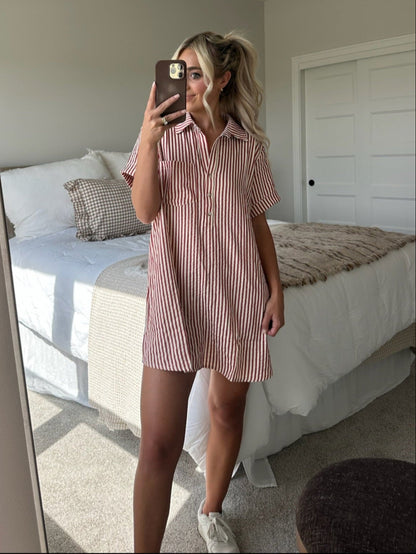Logan Striped Mini Dress