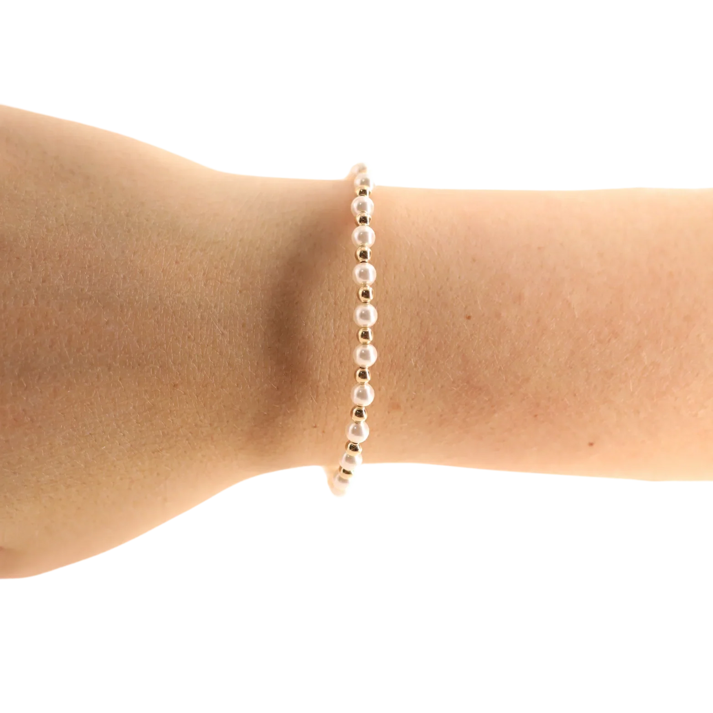 Luci Pearl Gold Bracelet