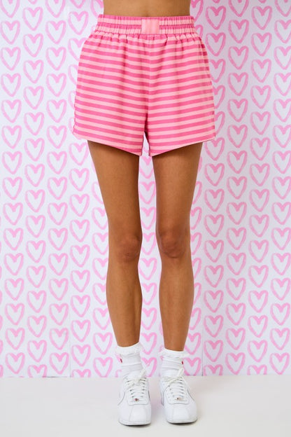 Good Vibes Striped Shorts