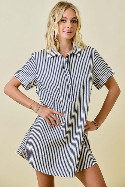 Logan Striped Mini Dress