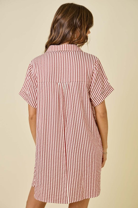 Logan Striped Mini Dress
