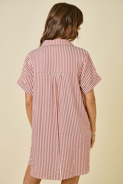 Logan Striped Mini Dress