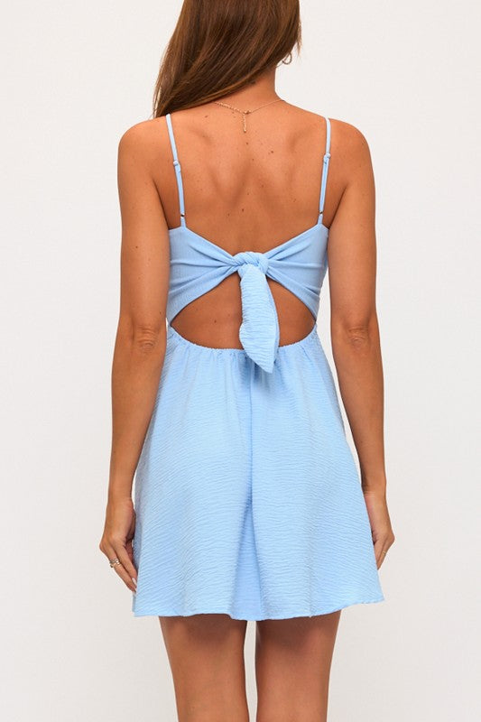 Joelle Tie Mini Dress