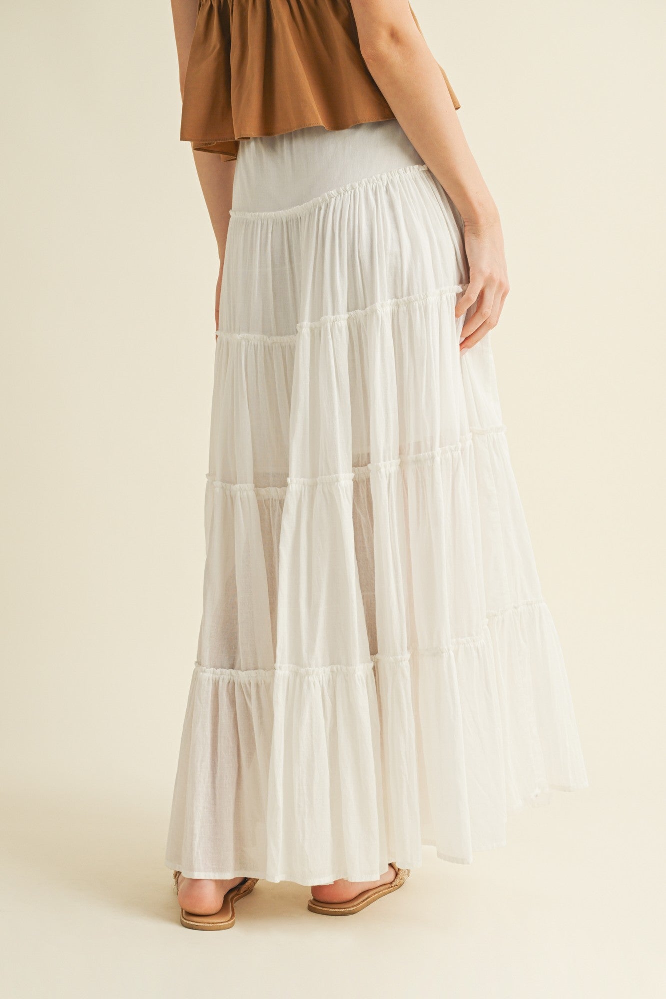 Falling Behind Maxi Skirt