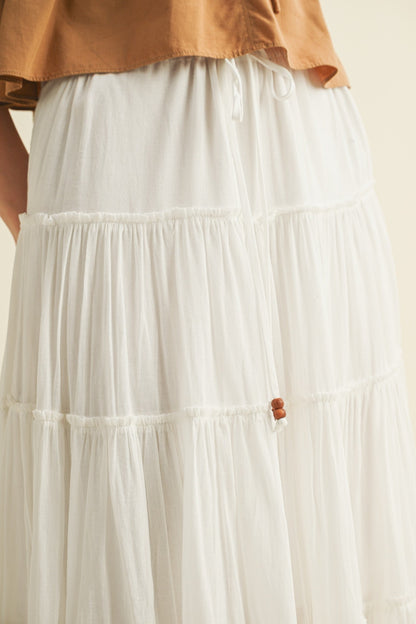 Falling Behind Maxi Skirt