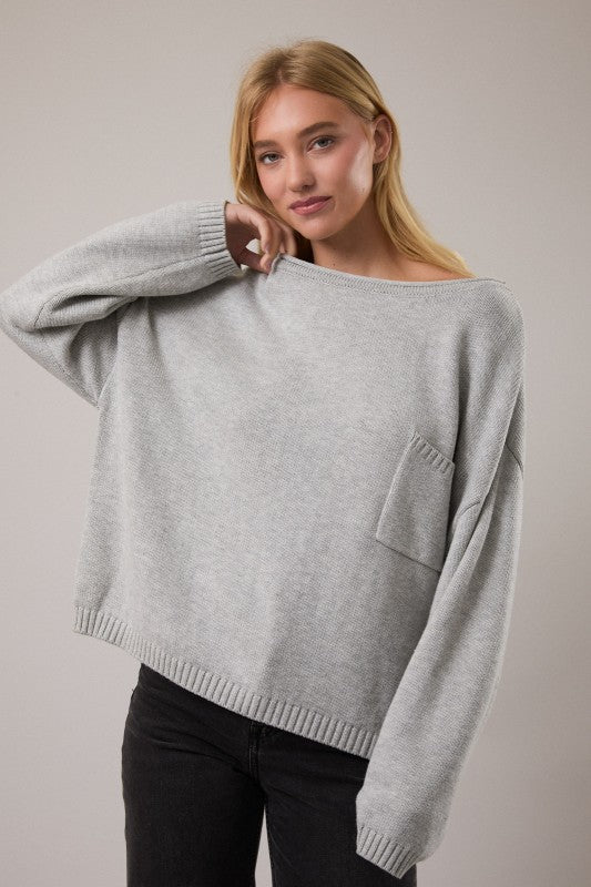 Rainy Days Knit Sweater