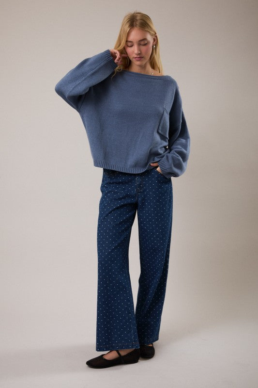 Rainy Days Knit Sweater