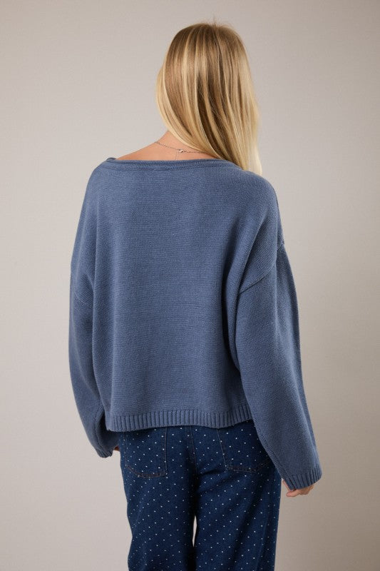 Rainy Days Knit Sweater