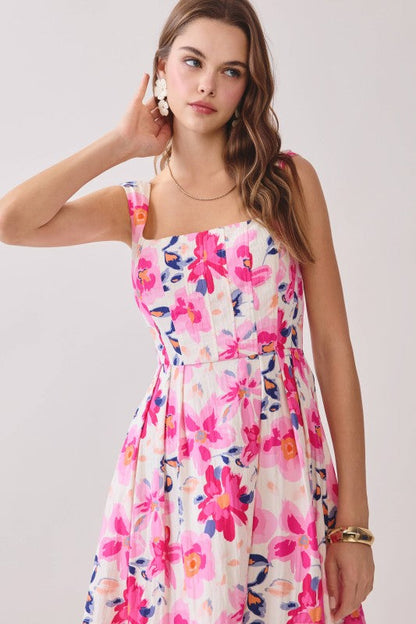 Leila Floral Mini Dress