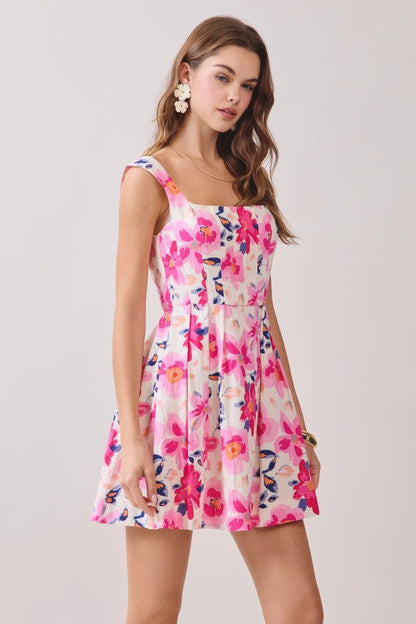 Leila Floral Mini Dress