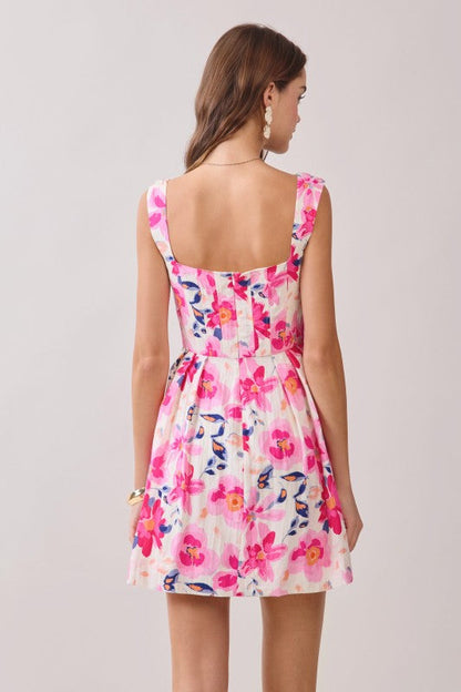 Leila Floral Mini Dress