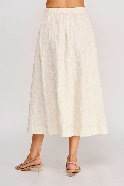 Graceful Garden Midi Skirt