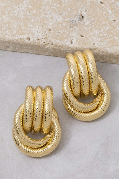 Knot The Time Earrings