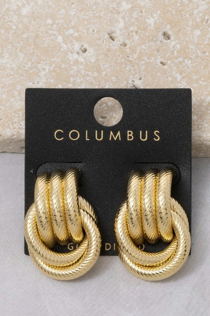 Knot The Time Earrings