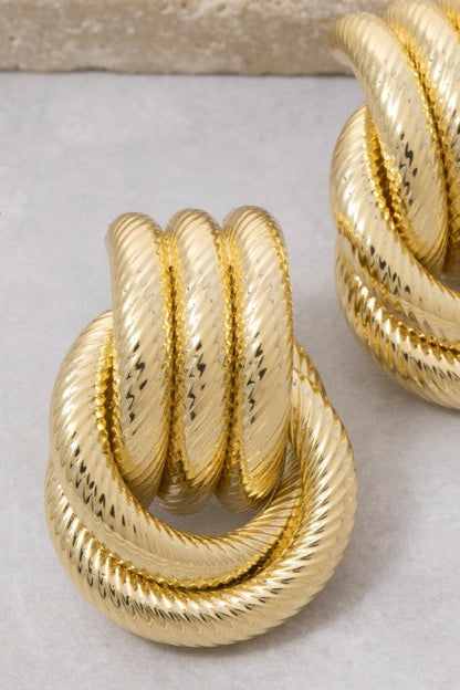 Knot The Time Earrings