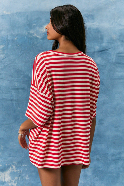 Polly Striped Knit Top