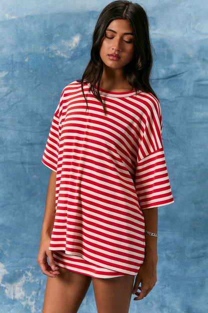 Polly Striped Knit Top