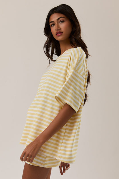 Polly Striped Knit Top
