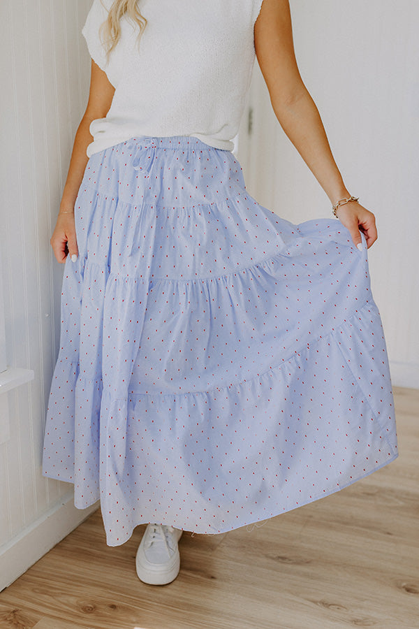 Sweet Whisper High Waist Maxi Skirt