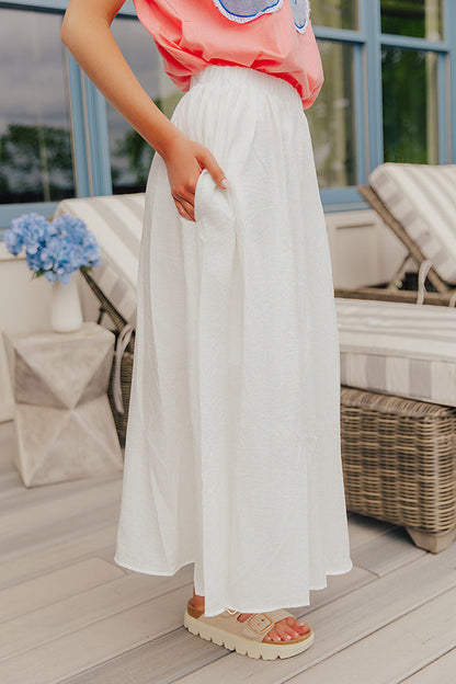 The Eleanor High Waist Midi Skirt