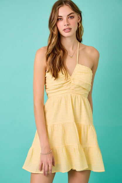 Georgia Gingham Mini Dress