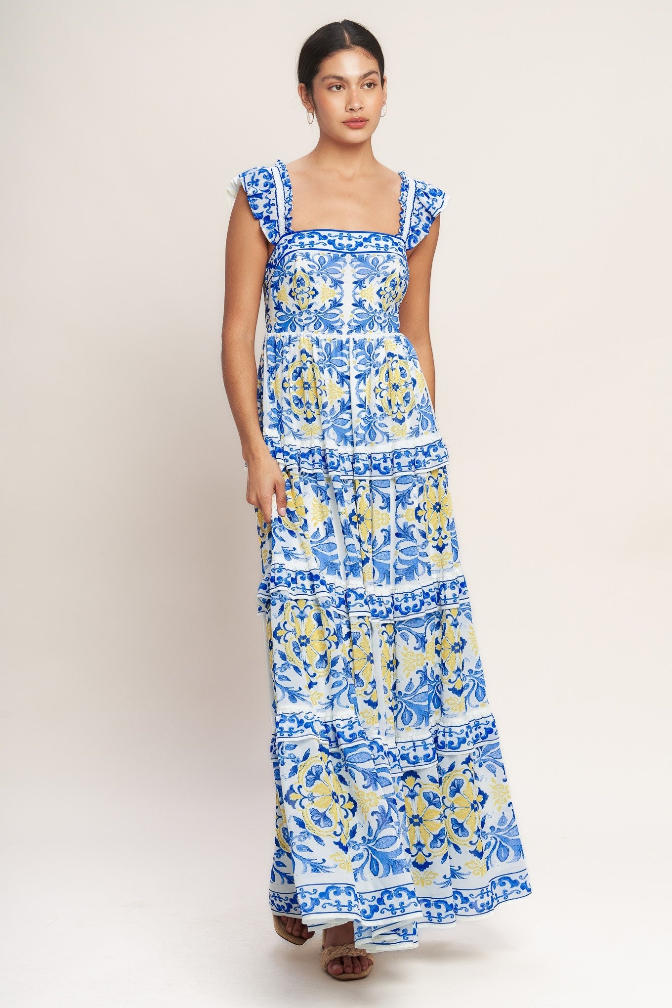 Limoncello Bloom Maxi Dress
