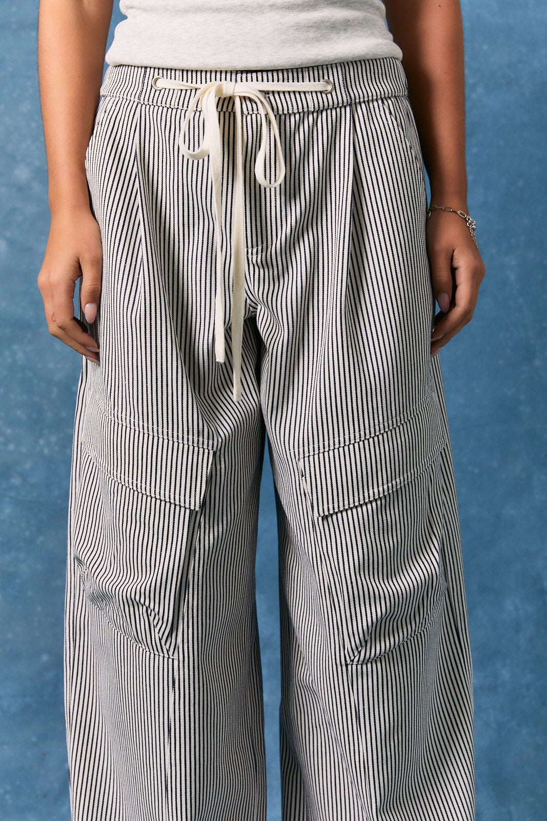 Off Duty Striped Pants