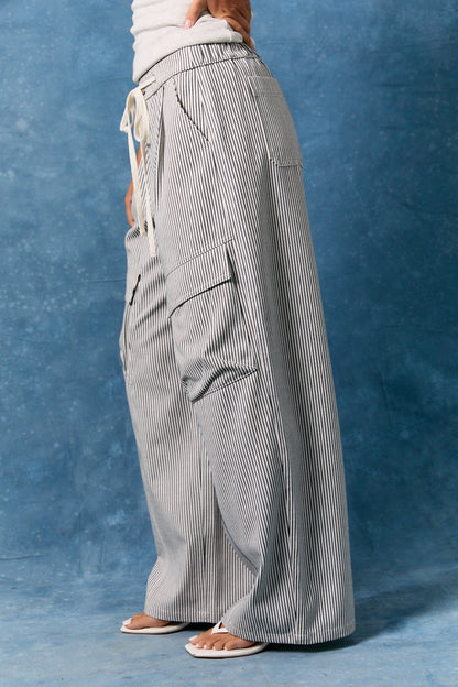 Off Duty Striped Pants