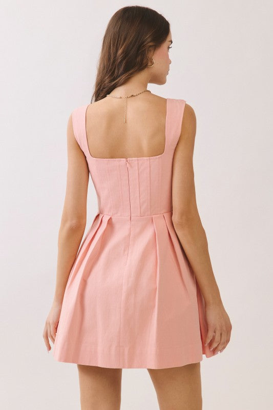 Peachy Keen Mini Dress