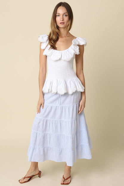 Lighthouse Lane Midi Skirt