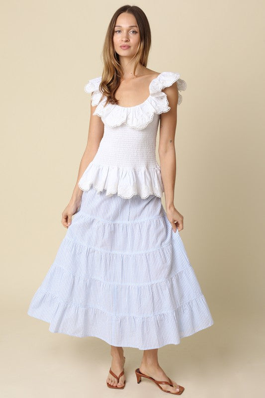 Lighthouse Lane Midi Skirt