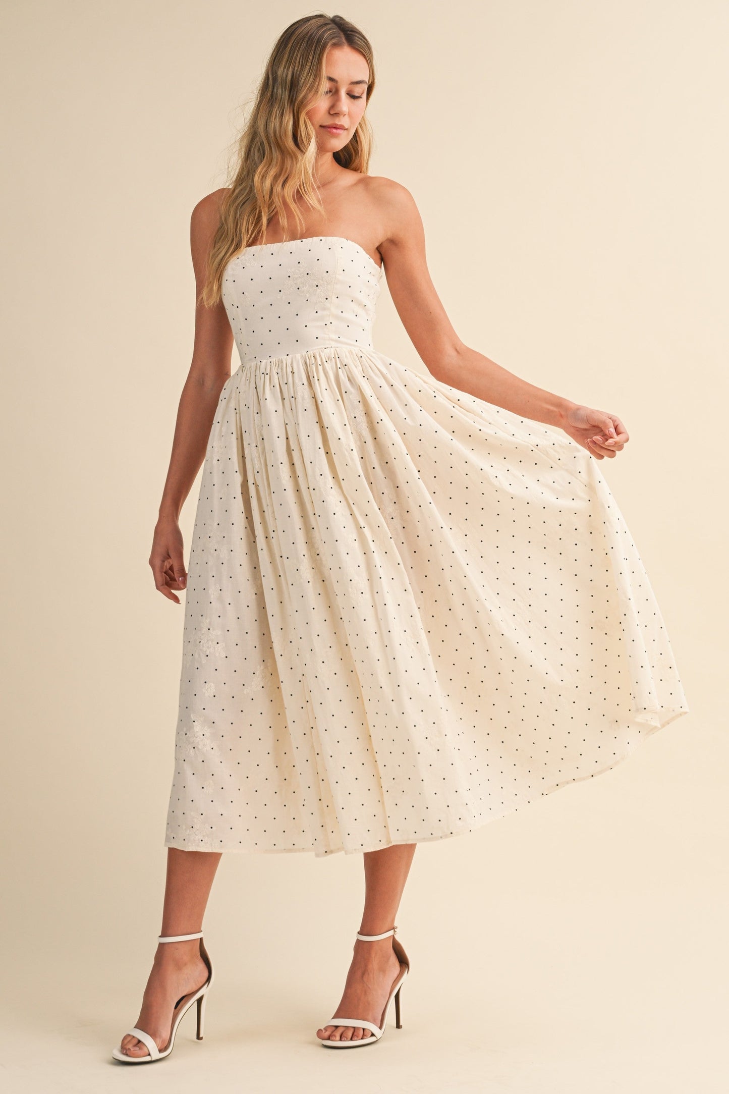 Picnic In Paris Midi Dress