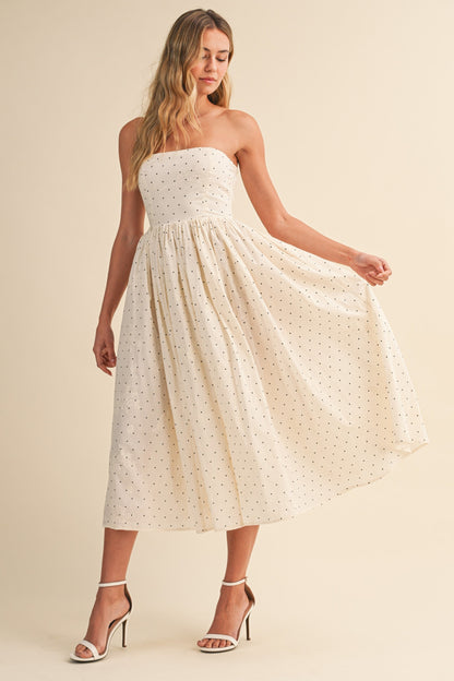 Picnic In Paris Midi Dress