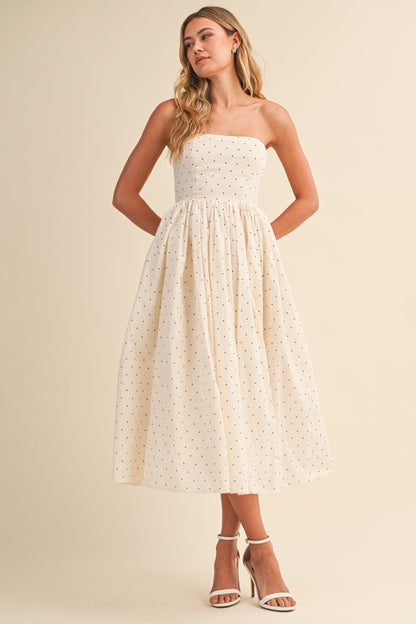 Picnic In Paris Midi Dress