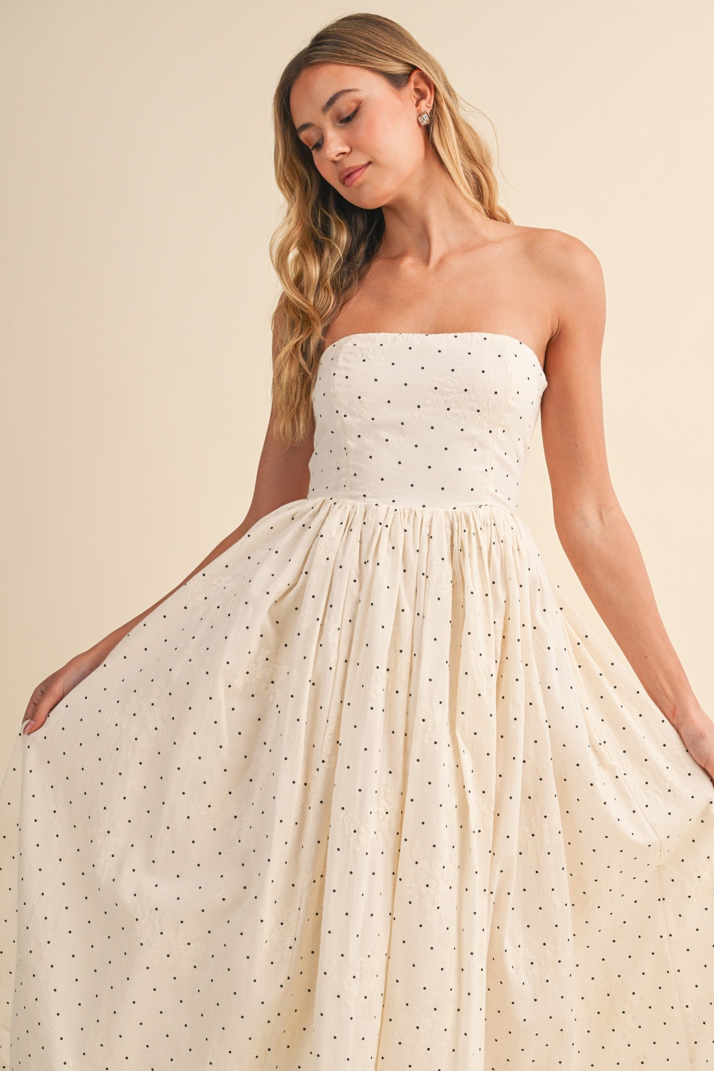 Picnic In Paris Midi Dress