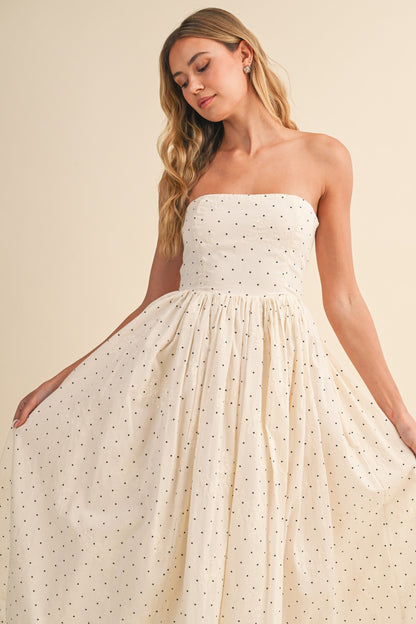 Picnic In Paris Midi Dress
