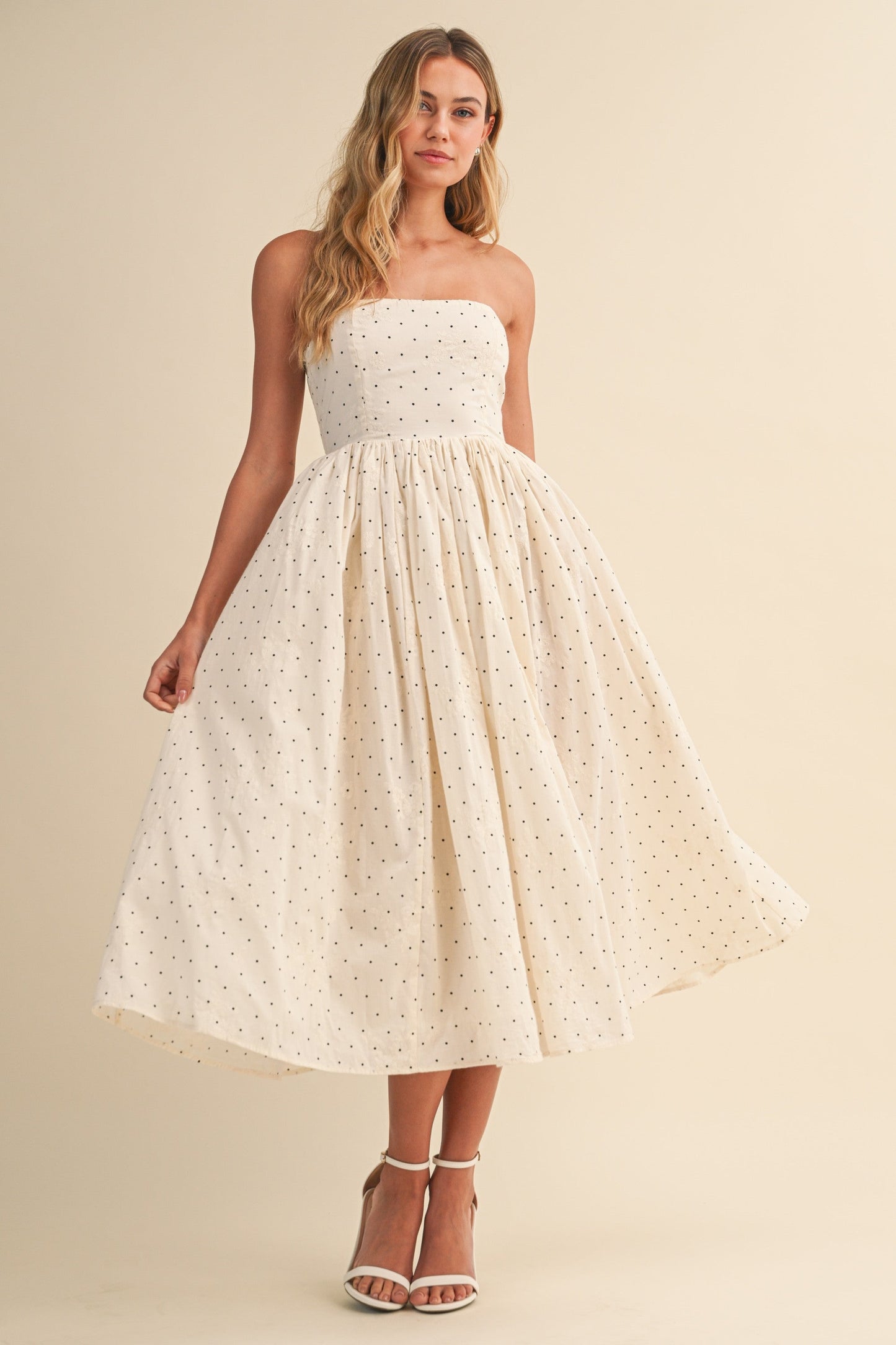 Picnic In Paris Midi Dress