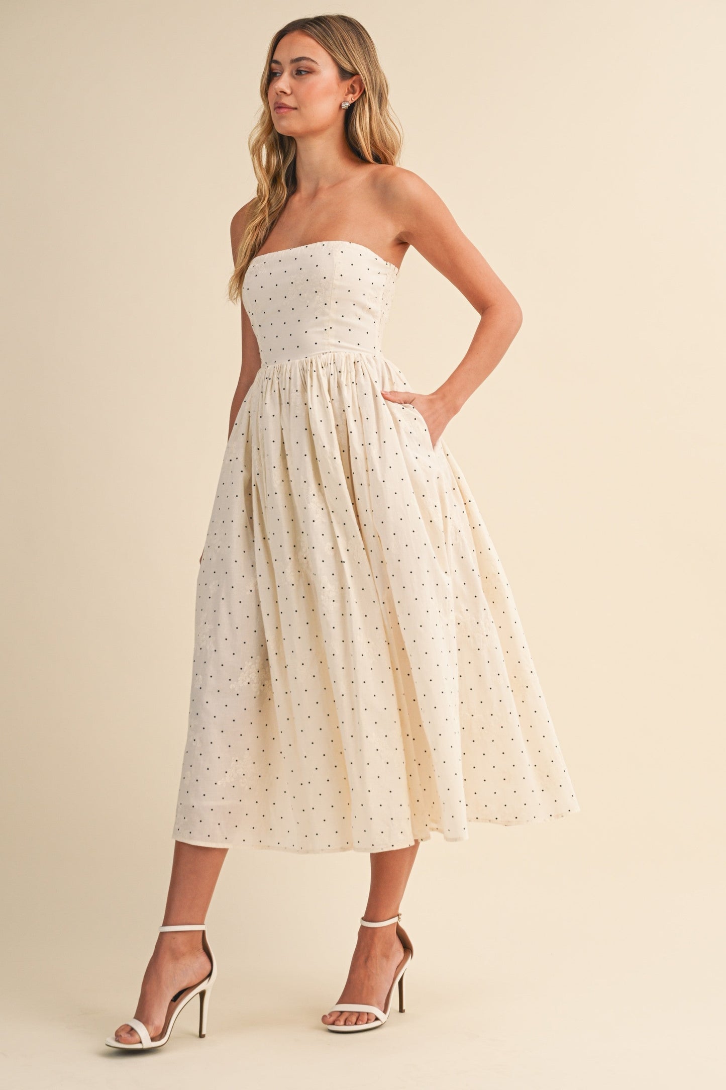 Picnic In Paris Midi Dress