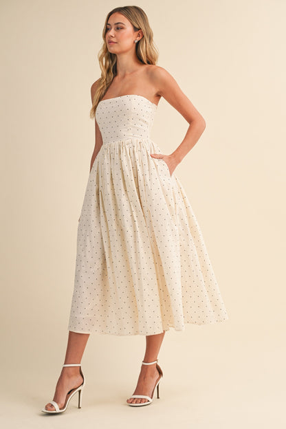 Picnic In Paris Midi Dress
