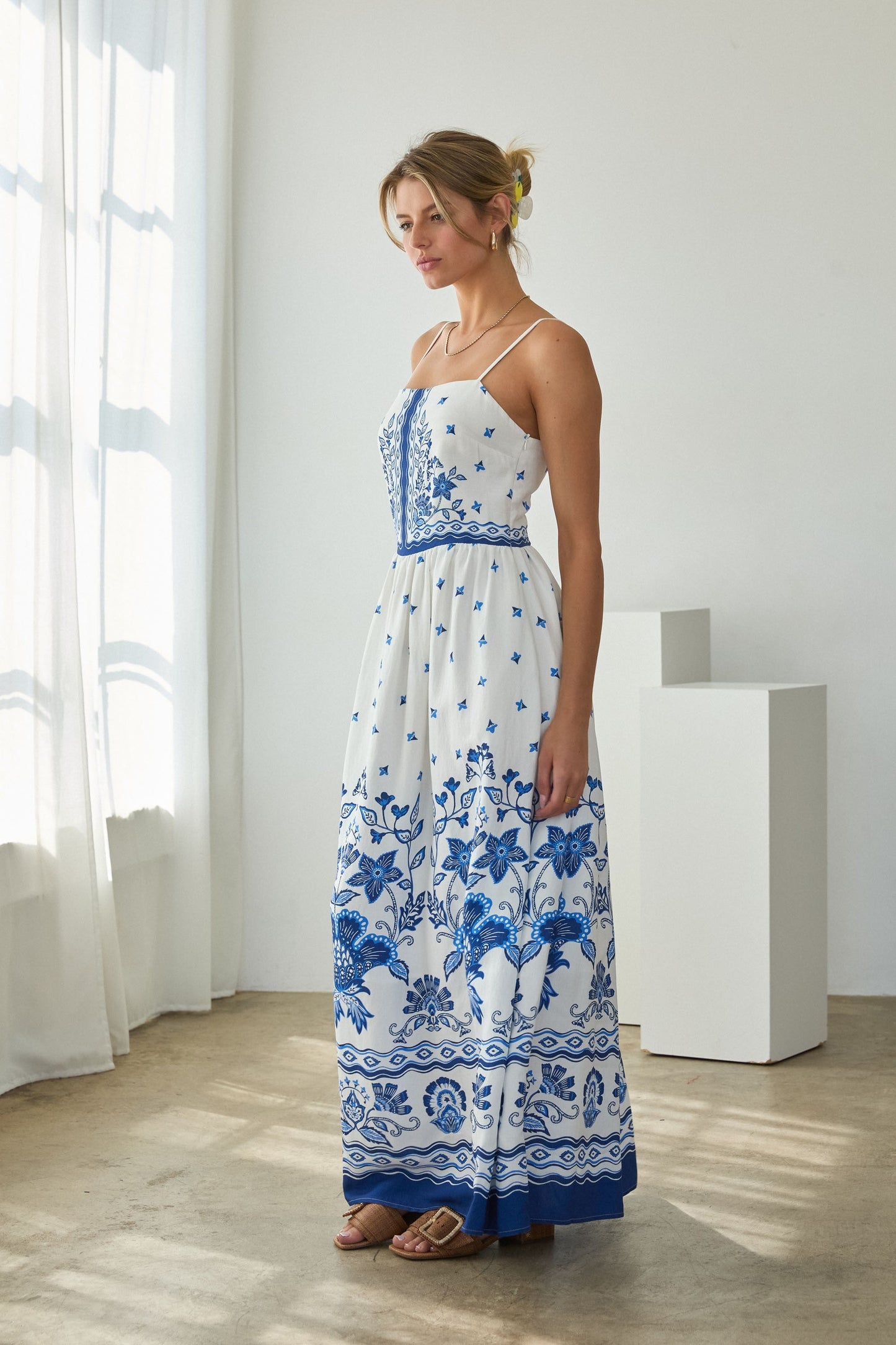Mediterranean Muse Maxi Dress