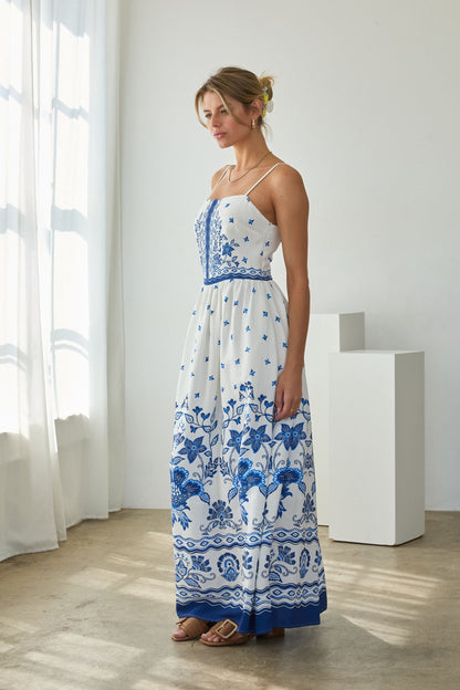 Mediterranean Muse Maxi Dress