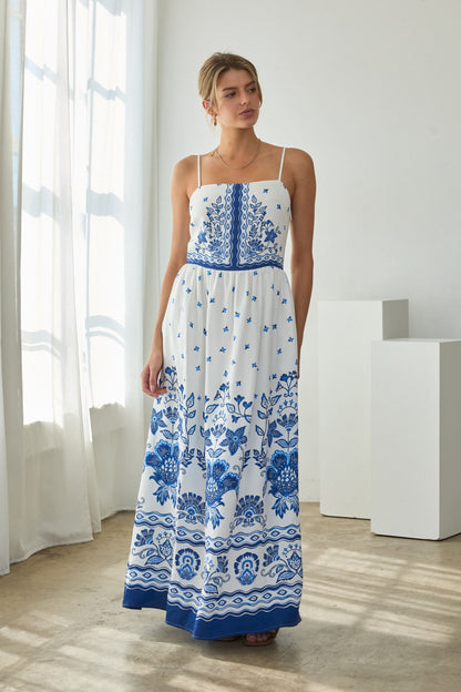 Mediterranean Muse Maxi Dress