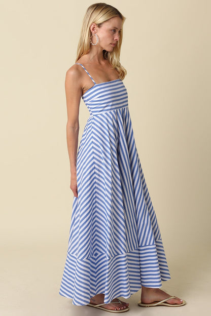 Liberty Striped Maxi Dress