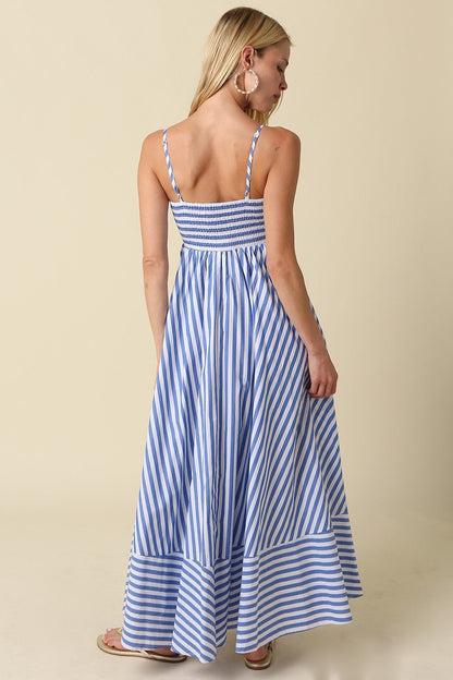 Liberty Striped Maxi Dress